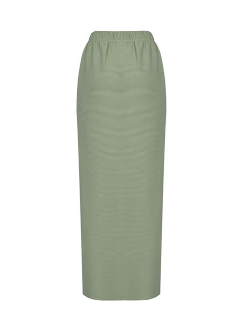 Gonna longuette MMLDRITTO in tessuto stretch a costine MM Max Mara | 2616771038600002